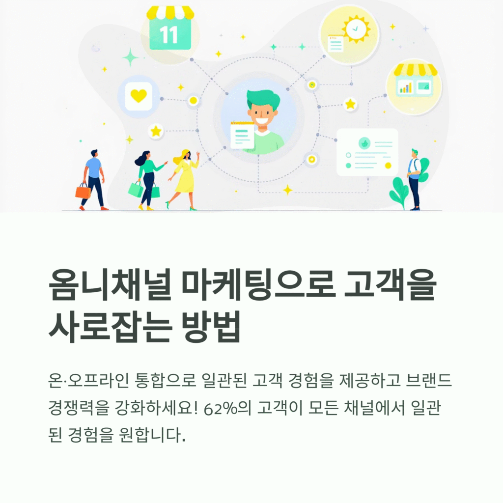 옴니채널 마케팅으로 고객을 사로잡는 방법