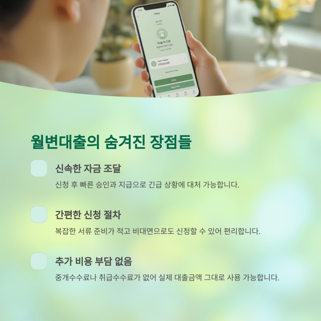월변대출의 숨겨진 장점들