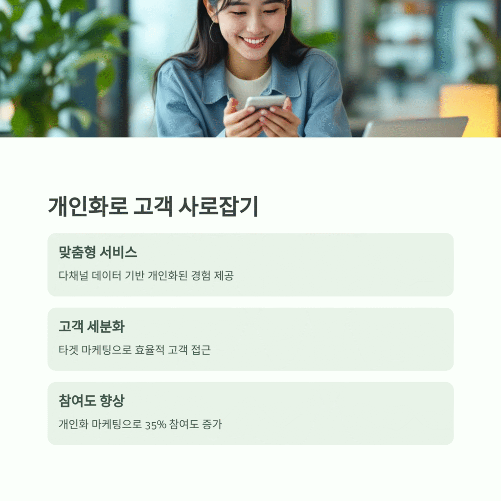 개인화로 고객 사로잡기