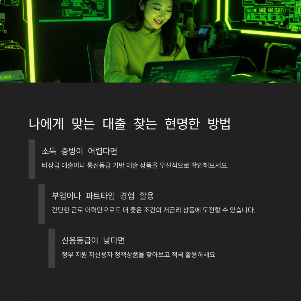 나에게 맞는 대출 찾는 현명한 방법