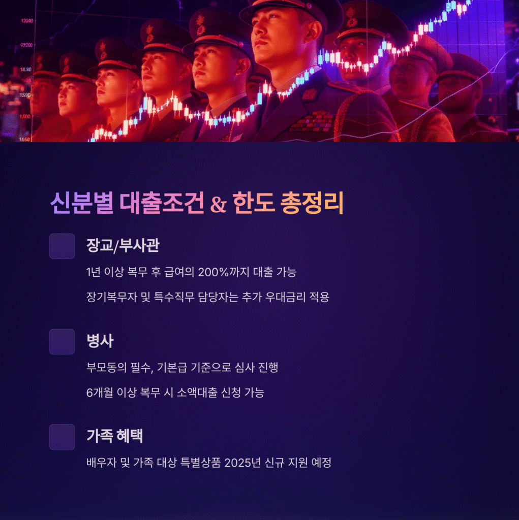 신분별 대출조건 & 한도 총정리