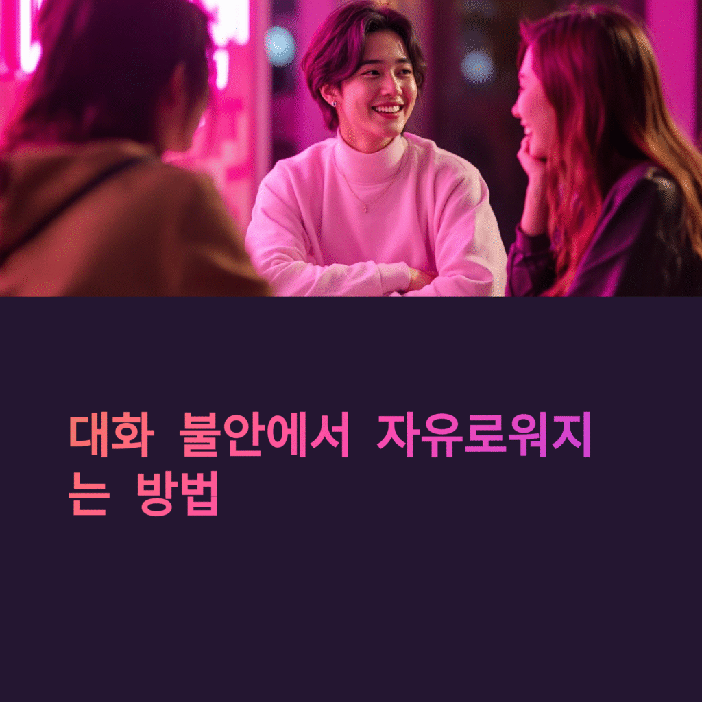 대화 불안에서 자유로워지는 방법