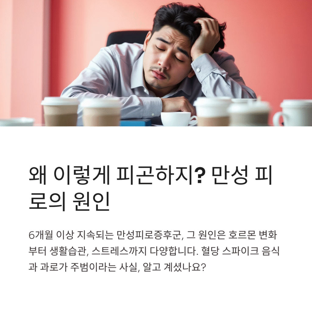 왜 이렇게 피곤하지? 만성 피로의 원인