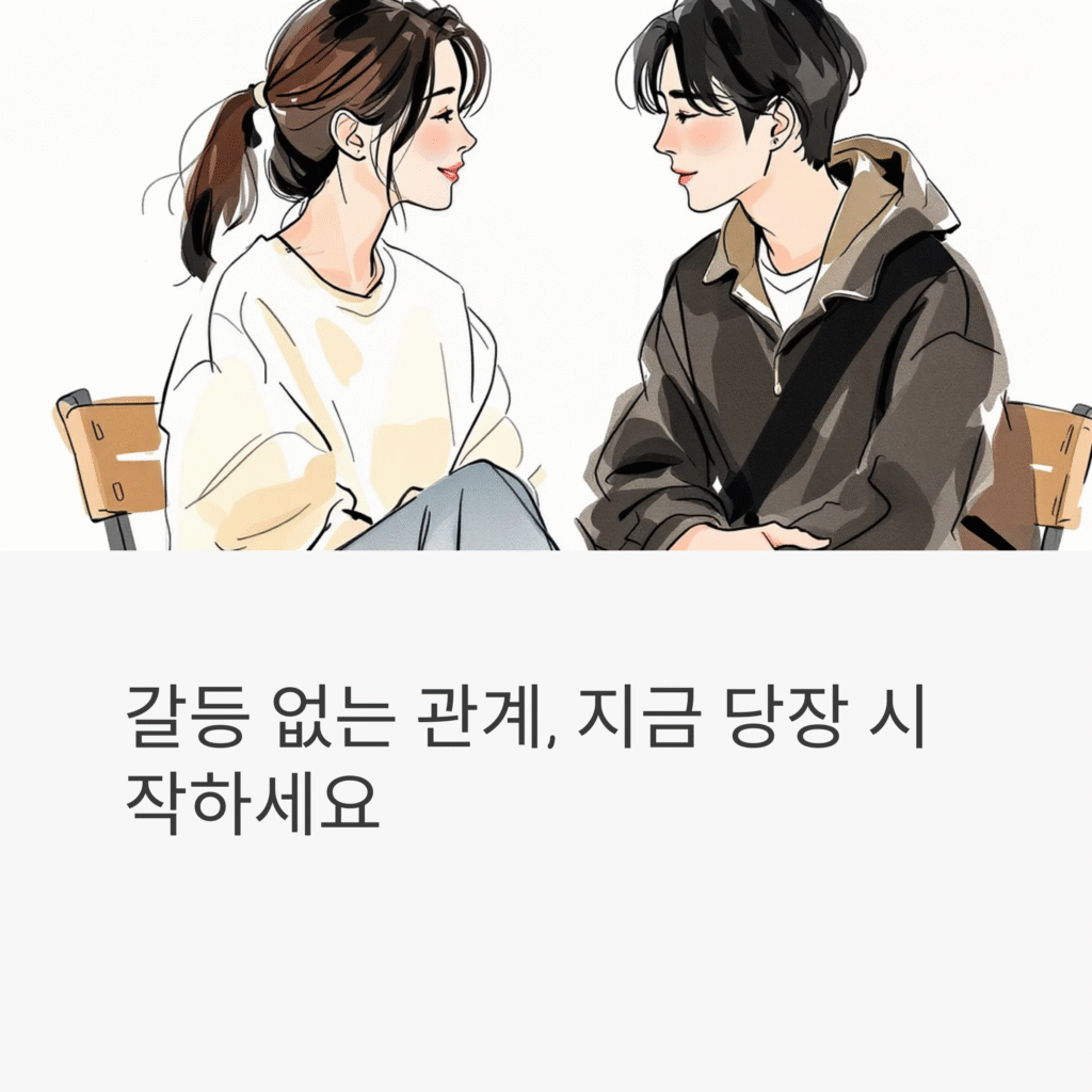 갈등 없는 관계, 지금 당장 시작하세요