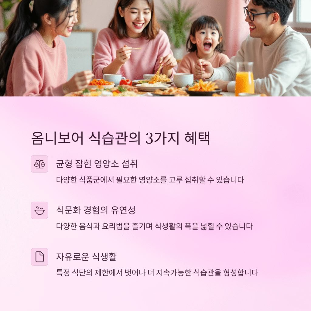옴니보어 식습관의 3가지 혜택