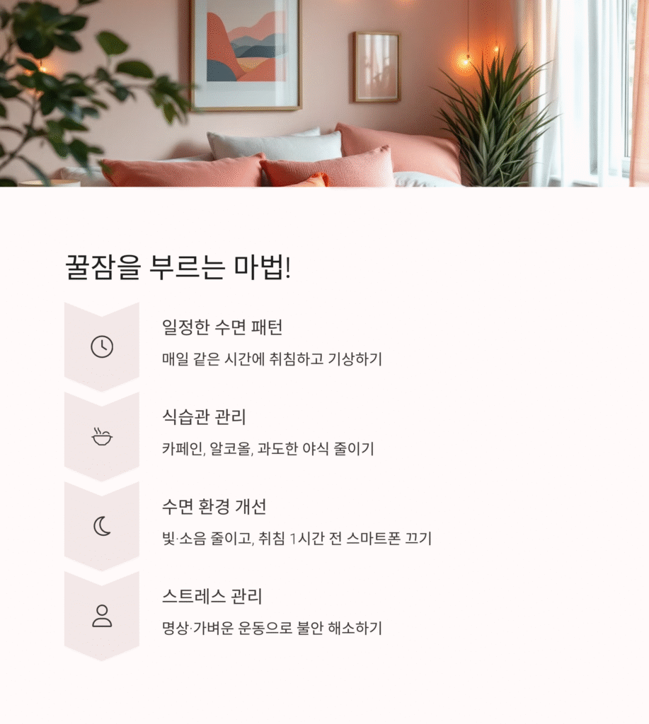꿀잠을 부르는 마법!