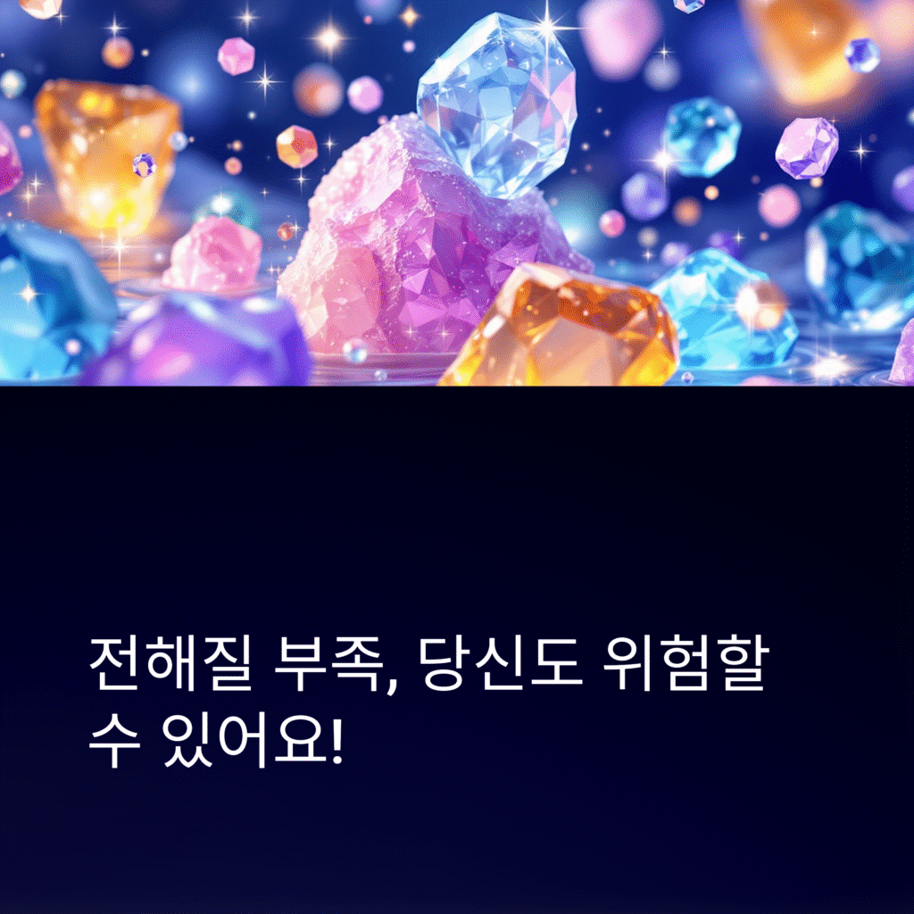 전해질 부족, 당신도 위험할 수 있어요!