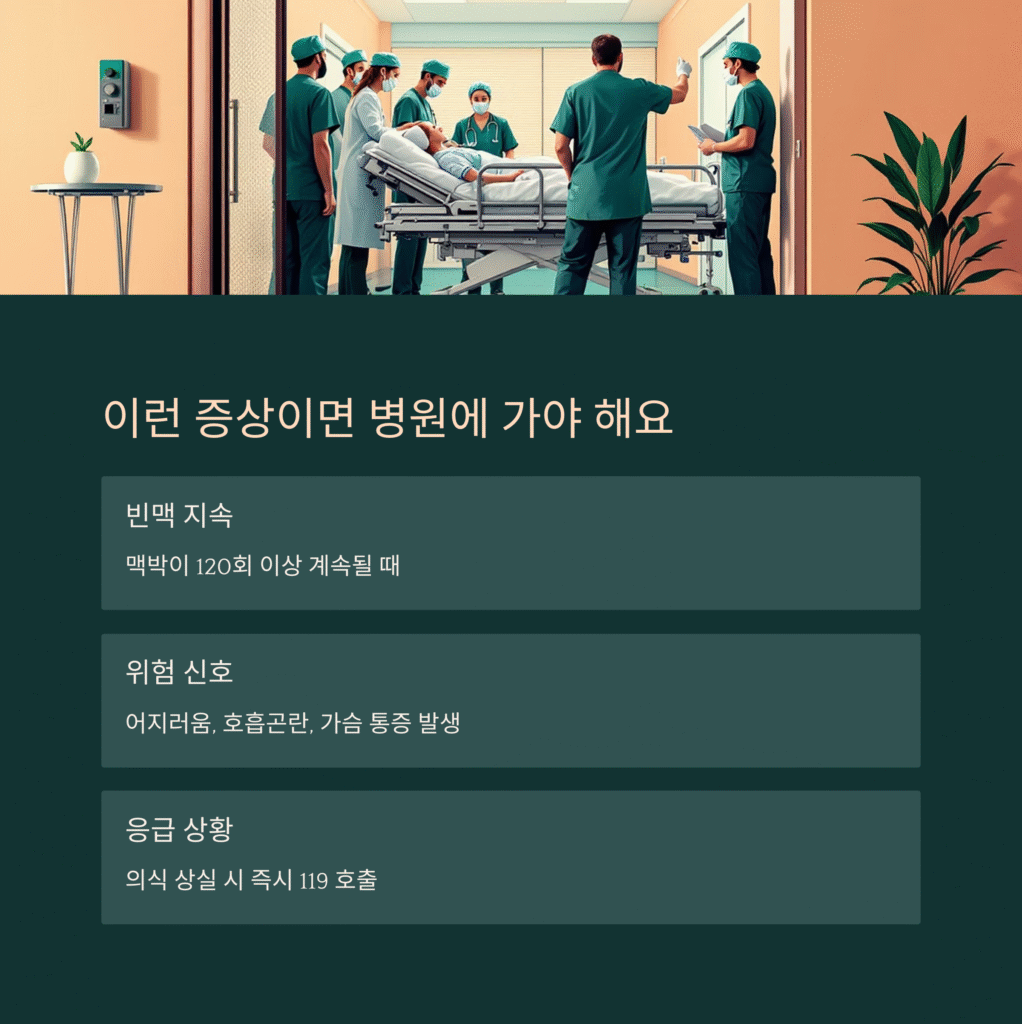 이런 증상이면 병원에 가야 해됴
